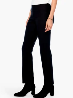 Store NIC+ZOE Wonderstretch Pocket Straight Leg Pant Black Onyx