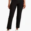 Outlet NIC+ZOE Wonderstretch Straight Ankle Pant Black Onyx