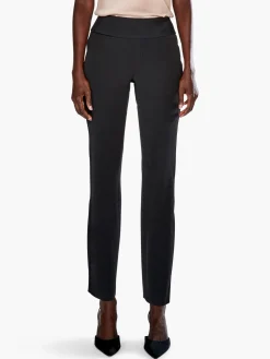 Best NIC+ZOE Work It Straight-Leg Trouser Black Onyx