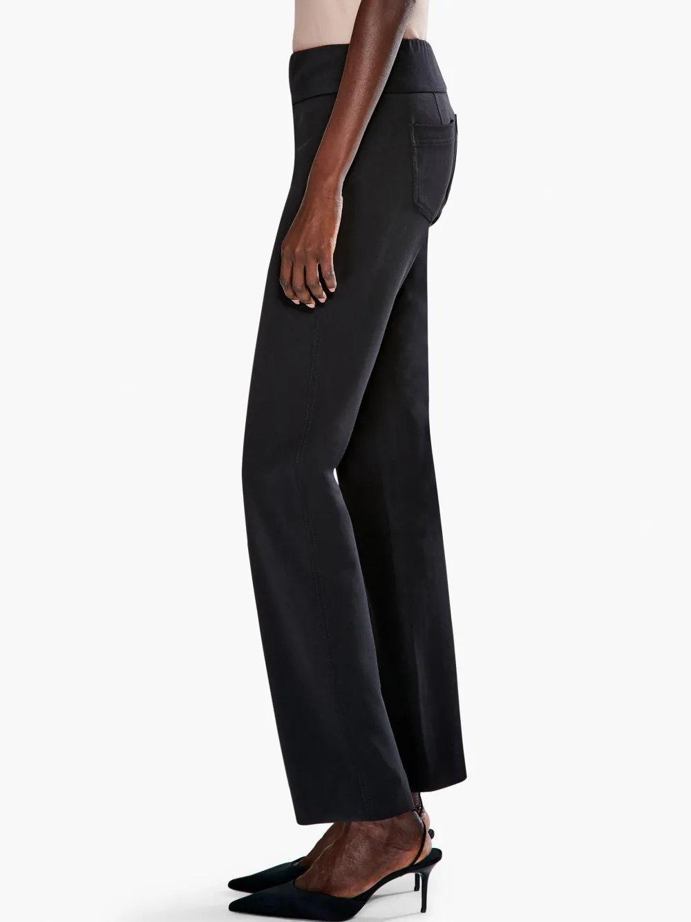 Best NIC+ZOE Work It Straight-Leg Trouser Black Onyx