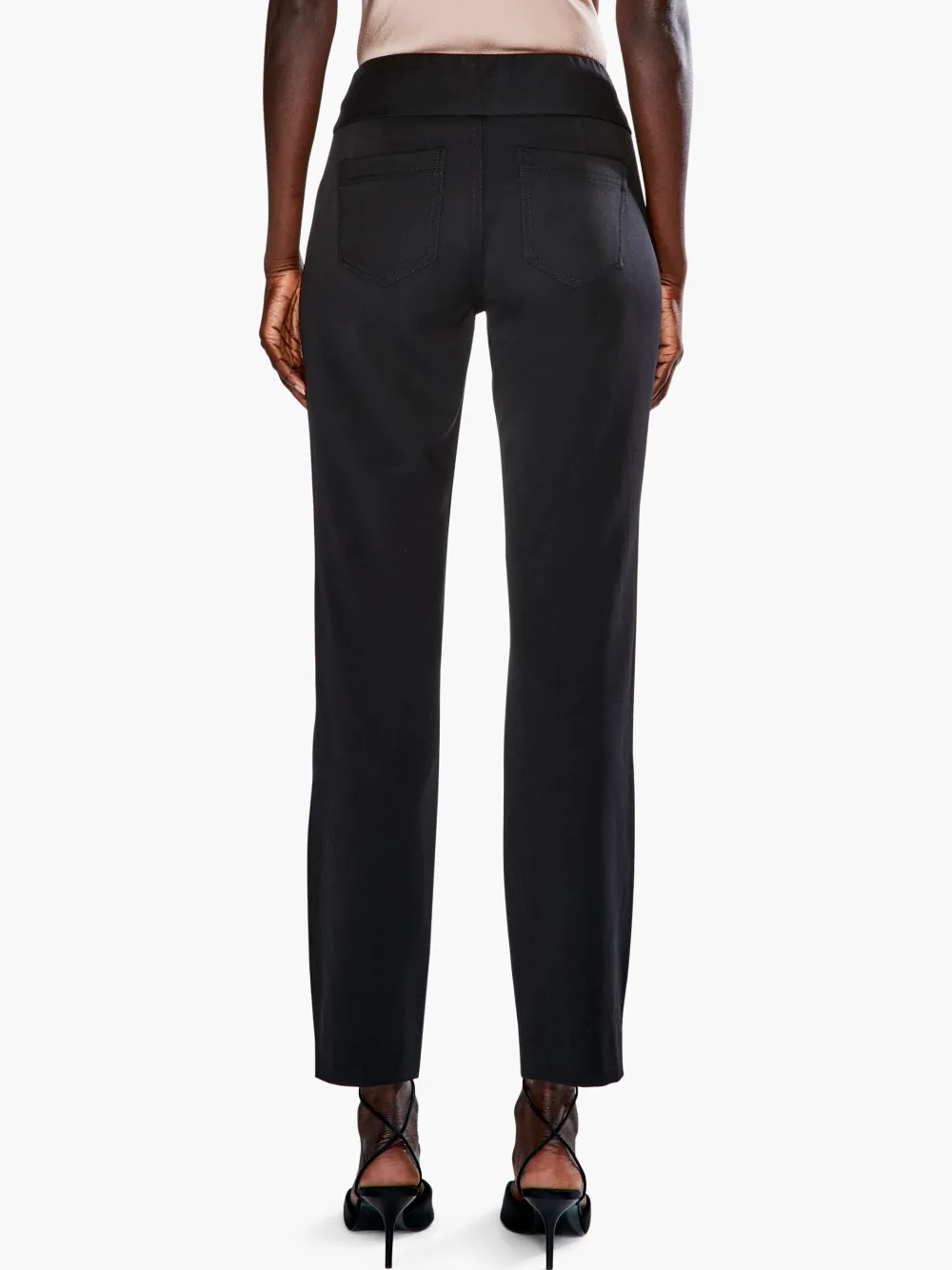 Best NIC+ZOE Work It Straight-Leg Trouser Black Onyx