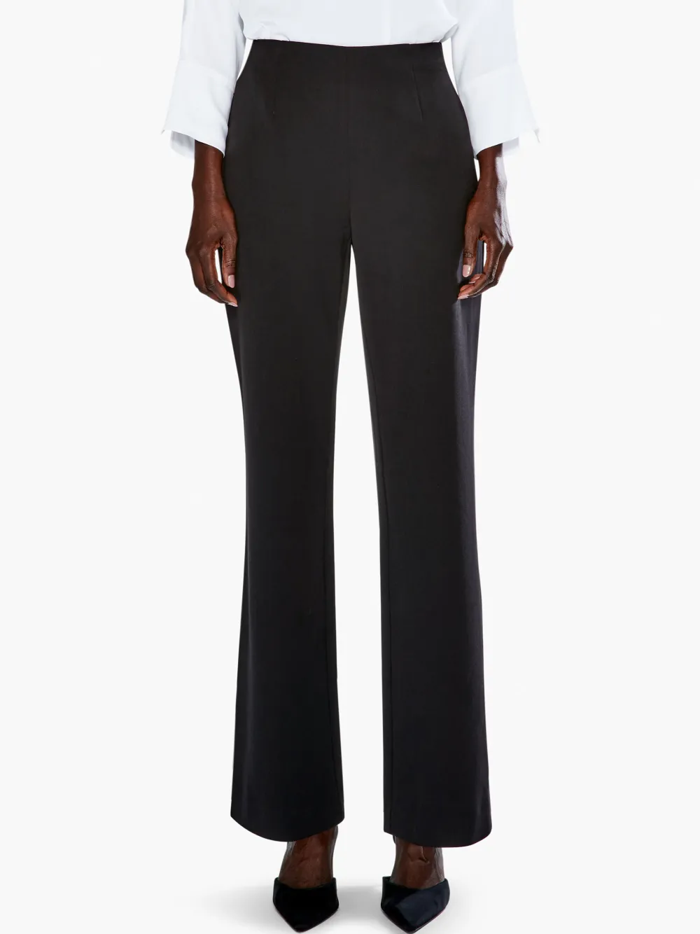 Discount NIC+ZOE Work It Wide-Leg Trouser Black Onyx