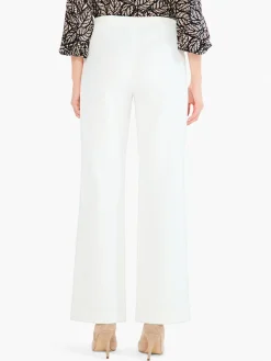 Sale NIC+ZOE Work It Wide-Leg Trouser Cream