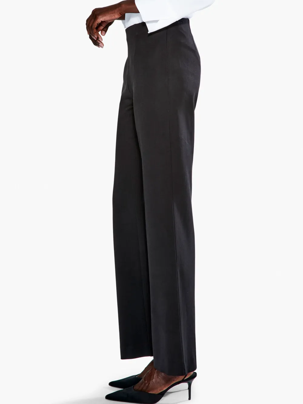 Hot NIC+ZOE Work It Wide-Leg Trouser Black Onyx